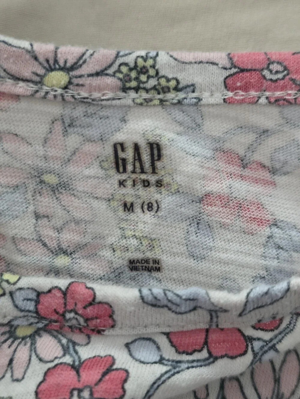 Gap Kids Girls Floral Short Sleeve T-Shirt